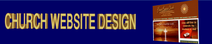 header - church website design